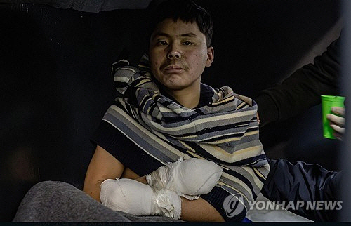 우크라이나군에 생포된 북한군 [젤렌스키 엑스 캡처]
